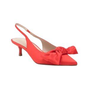 YOSI SAMRA Elise Slingback Bow Pumps